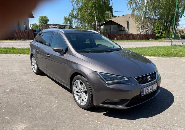Seat Leon cena 42300 przebieg: 192000, rok produkcji 2015 z Kościan małe 46